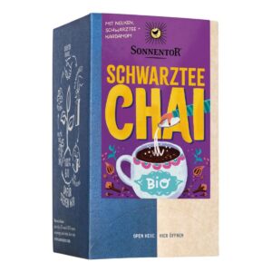 Sonnentor Schwarztee Chai Bio Beutel 18 Stück