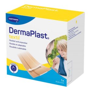 Dermaplast Textil Schnellverband 6 cm x 5 m Rolle