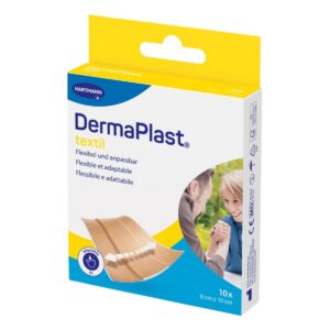 Dermaplast Textil Schnellverband 8 x 10 cm 10 Stück
