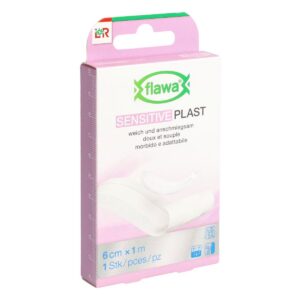 Flawa Sensitive Plast Pflaster 6 cm x 1 m