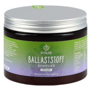 Bitterliebe Ballaststoff Komplex Pulver Brombeere Cranberry 300 g