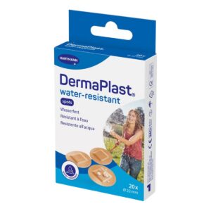 Dermaplast Spots rund hautfarbig 20 Stück