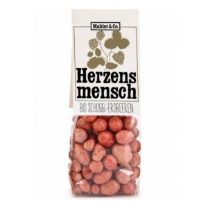 Mahler Herzensmensch Bio Schoggi - Erdbeeren 150 g