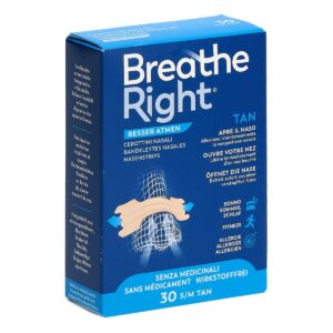 Breathe Right Nasenpflaster Tan S/M 30 Stück