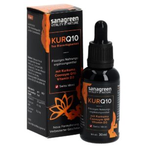 KURQ10 SANAGREEN Kurkuma mit Q10 und D3 30 ml