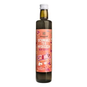 Sonnentor Schwarztee-Pfirsich Sirup 500 ml