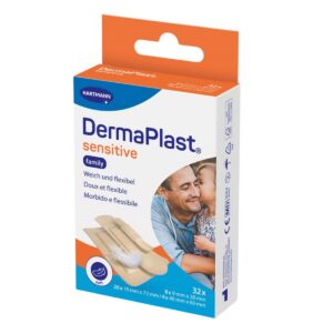 Dermaplast Sensitive Family Strips assortiert 32 Stück
