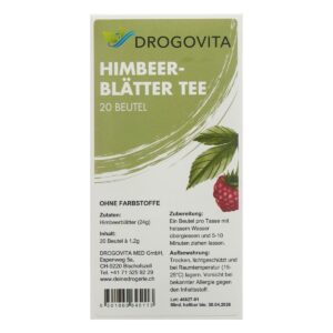 DROGOVITA Himbeerblätter Tee Beutel 20 Stück