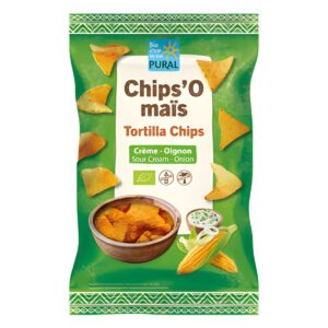 Pural Chips'O maïs Sour Cream-Onion 125 g