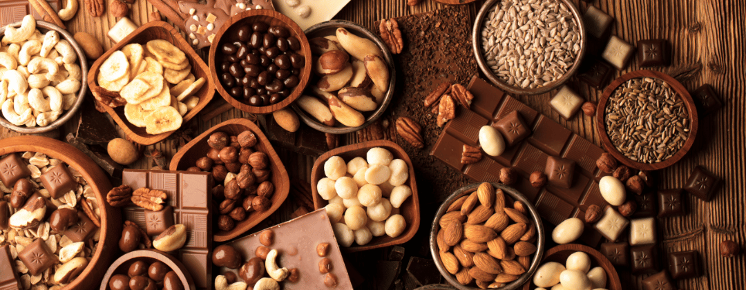 Nüsse mit gesunden Ölen