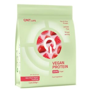 QNT Vegan Protein Zero Sugar 500 g Red Fruit