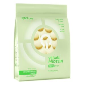 QNT Vegan Protein Zero Sugar 500 g Vanille Macaron
