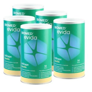 Biomed Evida InShape Pulver Vanille 5x 420 g ohne Shaker