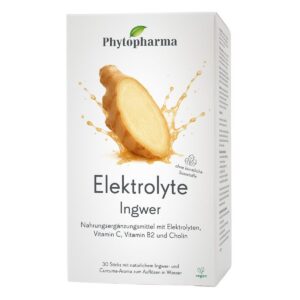 Phytopharma Elektrolyten Sticks 30 Stück Ingwer