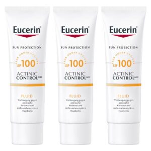 Eucerin Sun Actinic Control Fluid LSF 100 3x 80 ml