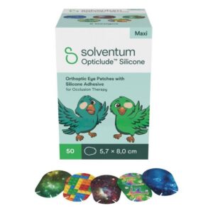 Solventum Opticlude Maxi 5.7x8 cm Silicon Augenpflaster Boys 50 Stück