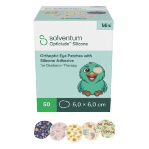 Solventum Opticlude Mini 5x6 cm Silicon Augenpflaster Girls 50 Stück