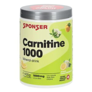 Sponser Carnitin 1000 Mineraldrink Lemon-Elderberry 400 g