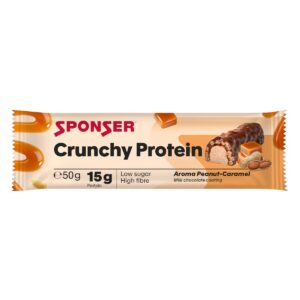 Sponser Crunchy Protein Bar Erdnuss Karamell 50 g