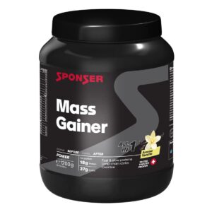 Sponser Mass Gainer Vanilla Pulver 1200 g
