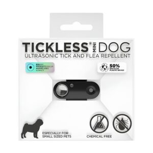 Tickless Mini Pet Dog Zecken- und Flohschutz schwarz