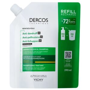 Vichy Dercos Anti Schuppen Shampoo trockene Haare refill 390 ml