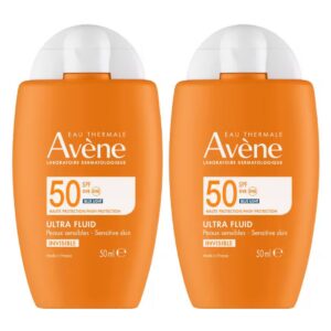 Avène Sun Ultra Fluid Invisible SPF50+ 2x 50 ml