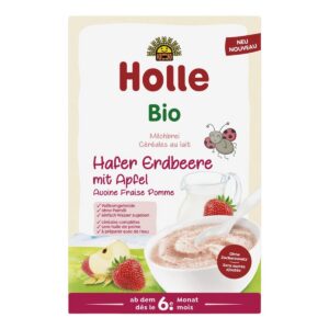 Holle Milchbrei Hafer Apfel Erdbeere Bio 250 g