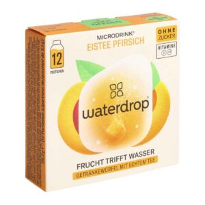 waterdrop Eistee Pfirsich ohne Zucker Box 12 Portionen