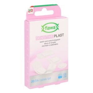Flawa Sensitive Plast Pflasterstrips 4 Grössen 20 Stück