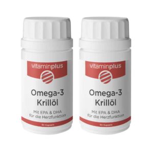 Vitaminplus Omega-3 Krill Kapseln 2x 90 Stück